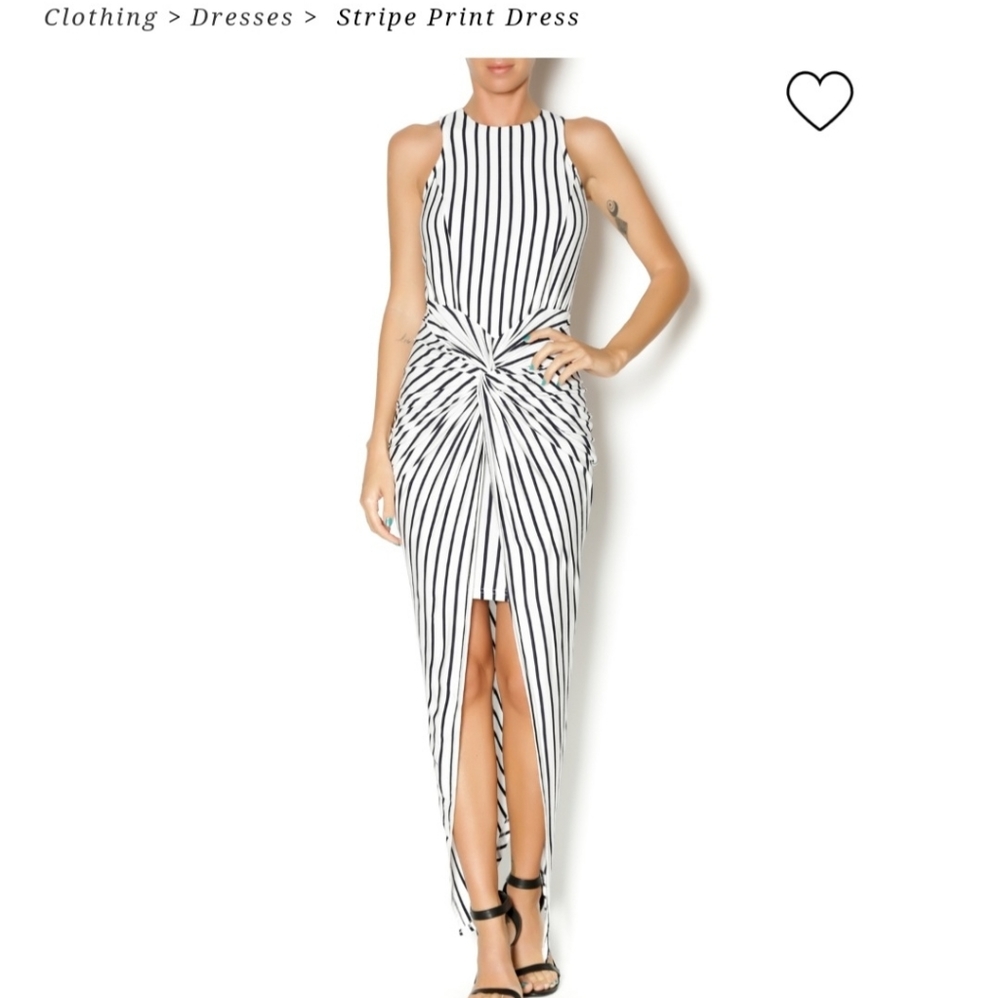 Knot front dress